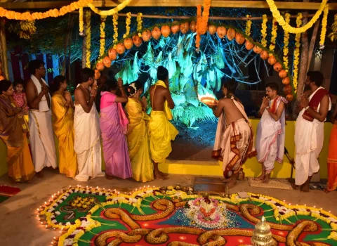 ಪ್ರಧಾನ ಕಲಶ ಪ್ರತಿಷ್ಠೆ ಮಂಡಲಾಧನೆ,